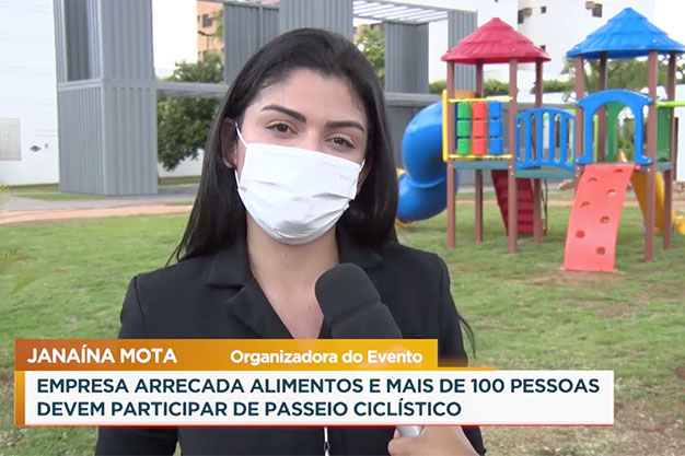 Entrevista Rede Record – Passeio ciclístico – SALAS 38 anos